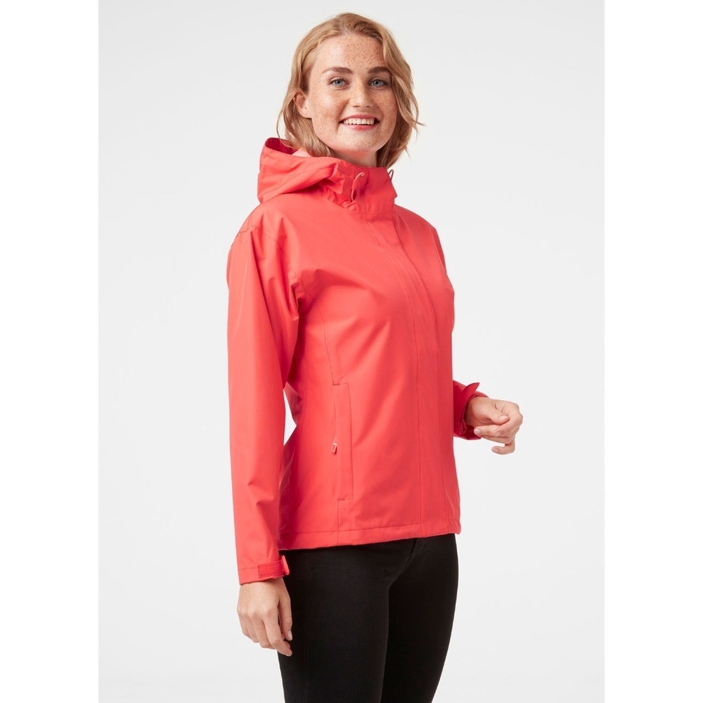 Helly Hansen Seven J Rain Jacket -Tangerine color- Size S/P - Picture 5 of 9